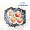 Half Shell Scallops 8/9cm - 1kg/pkt